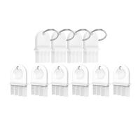 PLAFOPE White Ring Plastic Paper Towel Key Replacement Dispenser Compatible with Includes Commercial Paper Towel Dispensers for Bathroom
