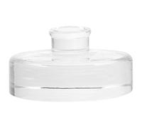 PLAFOPE Wide Mouth Fermenting Glass Weight with Handle - Small Mason Jar Lid for Pickle and Fermentation Jars - Reusable Fermentation Pebble for Home Brewing