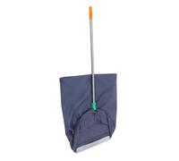 PLAFOPE Windproof Outdoor Litter Grabber Dustpan with Handle Large Capacity Trash Collector for Home Garage Cleaning Efficient Waste Management Tool Dark Grey