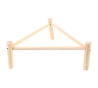 PLAFOPE Wooden Chicken Roosting Bar and Toy for Chicks and Birds, Multi-use Natural Wood Perch that Elevates Hens the Ground for Chicken Coop Accessory