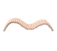 PLAFOPE Wooden Hamster Climbing Ladder for Small Pets and Gerbils, Beige Colour, Versatile Design to Enhance Pet's Well-being, for Hamster Playpen and Climbing Exercise