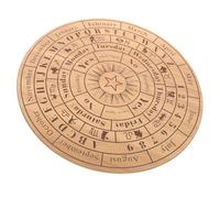 PLAFOPE Wooden Pendulum Board Wicca Dowsing Planchette for Fortune