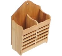 PLAFOPE Wooden Small Animal Feeder Rack for Guinea Pigs Rabbits Hamsters Dual-purpose Grass Feeder and Food Bowl Cage-mounted Organizer for Fresh Clean Food Storage