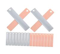 PLAFOPE Zinc Copper Strips Fruit Battery Electrodes DIY Science Experiment Materials for Educational Lab Teaching and Creative Learning