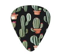 PLAGDECNA Guitar Picks Variety Pack 108 PCS, Plant Printed Smooth-Edged ABS Plectrums for Guitar & Ukulele, 3 Thickness Options (0.46mm, 0.71mm, 0.96mm), Clear Sound Bright/Warm Tones