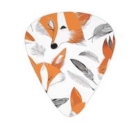 PLAGDECNA Guitar Picks Variety Pack 120 PCS, Cute Floral Animal Pattern Smooth-Edged ABS Plectrums for Guitar & Ukulele, 3 Thickness Options (0.46mm, 0.71mm, 0.96mm), Clear Sound Bright/Warm Tones