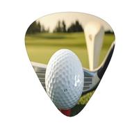 PLAGDECNA Guitar Picks Variety Pack 120 PCS, Golf Ball Smooth-Edged ABS Plectrums for Guitar & Ukulele, 3 Thickness Options (0.46mm, 0.71mm, 0.96mm), Clear Sound Bright/Warm Tones