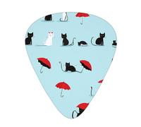 PLAGDECNA Guitar Picks Variety Pack 120 PCS, Parisian Dachshund Smooth-Edged ABS Plectrums for Guitar & Ukulele, 3 Thickness Options (0.46mm, 0.71mm, 0.96mm), Clear Sound Bright/Warm Tones