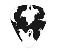 PLAGDECNA Guitar Picks Variety Pack 144 PCS, Halloween Goth Smooth-Edged ABS Plectrums for Guitar & Ukulele, 3 Thickness Options (0.46mm, 0.71mm, 0.96mm), Clear Sound Bright/Warm Tones