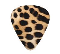 PLAGDECNA Guitar Picks Variety Pack 144 PCS, Rough Leopard print Smooth-Edged ABS Plectrums for Guitar & Ukulele, 3 Thickness Options (0.46mm, 0.71mm, 0.96mm), Clear Sound Bright/Warm Tones