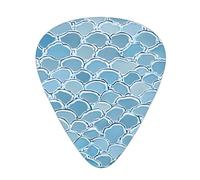 PLAGDECNA Guitar Picks Variety Pack 216 PCS, Gold Mermaid Scale Smooth-Edged ABS Plectrums for Guitar & Ukulele, 3 Thickness Options (0.46mm, 0.71mm, 0.96mm), Clear Sound Bright/Warm Tones
