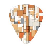 PLAGDECNA Guitar Picks Variety Pack 216 PCS, Mid Century Modern Smooth-Edged ABS Plectrums for Guitar & Ukulele, 3 Thickness Options (0.46mm, 0.71mm, 0.96mm), Clear Sound Bright/Warm Tones