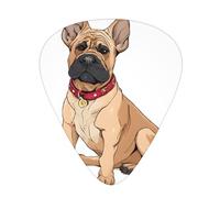 PLAGDECNA Guitar Picks Variety Pack 60 PCS, French Bulldog Printed Smooth-Edged ABS Plectrums for Guitar & Ukulele, 3 Thickness Options (0.46mm, 0.71mm, 0.96mm), Clear Sound Bright/Warm Tones