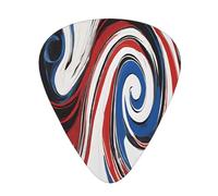 PLAGDECNA Guitar Picks Variety Pack 60 PCS, Marble Mixed Brown Smooth-Edged ABS Plectrums for Guitar & Ukulele, 3 Thickness Options (0.46mm, 0.71mm, 0.96mm), Clear Sound Bright/Warm Tones