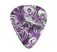 PLAGDECNA Guitar Picks Variety Pack 60 PCS, the sea witch inspired Smooth-Edged ABS Plectrums for Guitar & Ukulele, 3 Thickness Options (0.46mm, 0.71mm, 0.96mm), Clear Sound Bright/Warm Tones