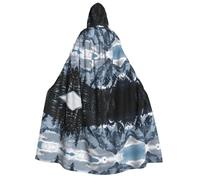Plagdecna Halloween Cloak For Adults, Gothic Witch Vampire Costume Cape, Canadian Mountain Cliff, Unisex Party Robe With Hood For Cosplay, Masquerade & Decor