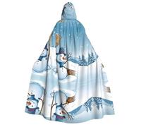 Plagdecna Halloween Cloak For Adults, Gothic Witch Vampire Costume Cape, Merry Christmas, Unisex Party Robe With Hood For Cosplay, Masquerade & Decor