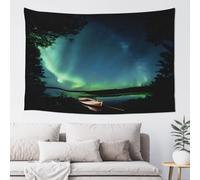 Plagdecna Home Decor Tapestry 152x102cm, Soft Lightweight Wall Hanging With Easy Install Kit, Celestial Night Tapestries For Living Room, Bedroom, Dorm & Outdoor Use, Machine Washable