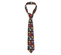 PLAGDECNA Men'S Tie,Colorful Elephant Extra Long, Men'S Tie Business Tie Graduation Wedding Classic Tie Printed Tie Casual Men'S Tie