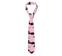 PLAGDECNA Men'S Tie,Cute Pig Extra Long, Men'S Tie Business Tie Graduation Wedding Classic Tie Printed Tie Casual Men'S Tie