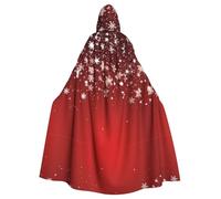 Plagdecna Unisex Long Hooded Cape For Adults, Christmas, Halloween Costume Cape Poncho For Men & Women, Adult Fancy Dress Costume For Halloween, Witch Vampire Cosplay & Parties