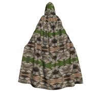 Plagdecna Unisex Long Hooded Cape For Adults, Mountain Leopard Cats, Halloween Costume Cape Poncho For Men & Women, Adult Fancy Dress Costume For Halloween, Witch Vampire Cosplay & Parties