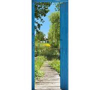 PLAGE 141029 Sticker ONDOOR, ADHESIVE FOR DOOR -Farming marsh, 204 x 83 cm