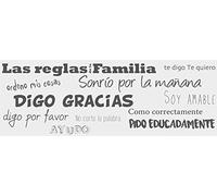PLAGE STICKERS - WALL ADHESIVE a Bon Apat Sempre is Millor AMB Bona companya Sheet of 24 x 68 cm with Decoration, Vinyl Sticker, Multi-Colour, 24 x 68 cm