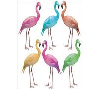 PLAGE STICKERS - WALL ADHESIVE - Flamingo, 1 sheet, 29,7 x 21 cm