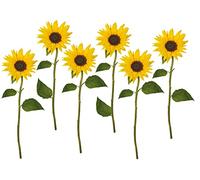 PLAGE Sunflowers, Polyvinyl, Yellow, 21 x 0,1 x 29,6 cm