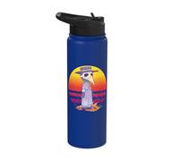 Plague Doctor Comic Style Historical Plague Doctors Cartoon Stainless Steel Insulated Water Bottle