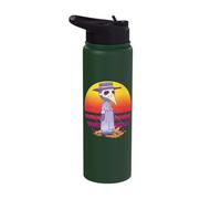 Plague Doctor Comic Style Historical Plague Doctors Cartoon Stainless Steel Insulated Water Bottle
