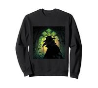 Plague Doctor Gothic Window Silhouette Fantasy Sweatshirt