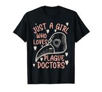 Plague Doctor Just A Girl Who Loves Plague Doctors Gothic Value Graphic T-Shirt