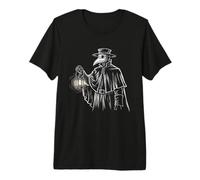 Plague Doctor Lantern Vintage Art Premium T-Shirt