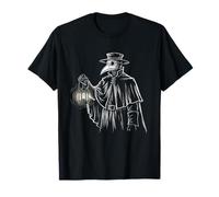 Plague Doctor Lantern Vintage Art T-Shirt