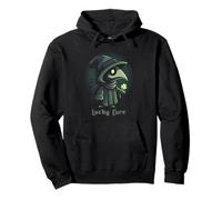 Plague Doctor Lucky Cure Shamrock Gothic Humor Pullover Hoodie