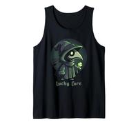 Plague Doctor Lucky Cure Shamrock Gothic Humor Tank Top
