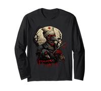 Plague Doctor Medical Zombie Scary Nurse Halloween Long Sleeve T-Shirt
