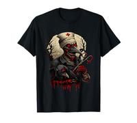 Plague Doctor Medical Zombie Scary Nurse Halloween T-Shirt