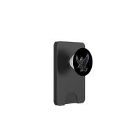 Plague Doctor Riding a Flying Raven Vintage Creepy Gothic PopSockets PopWallet for MagSafe