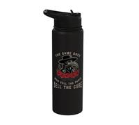 Plague Doctor the Same One Who Sells the Panic Sells Cure Stainless Steel Insulated Water Bottle