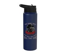 Plague Doctor the Same One Who Sells the Panic Sells Cure Stainless Steel Insulated Water Bottle