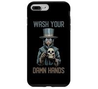 Plague Doctor Wash Your Damn Hands Morbid Humor Case for iPhone 7 Plus/8 Plus