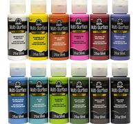 Plaid Acrylic Paint 12 Colour Set Kit 1, 59 ml (Pack of 12)