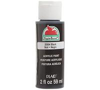 Plaid Acrylic Paint, Black, 2 oz