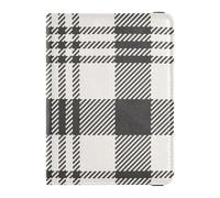 Plaid Buffalo Leather Passport and Vaccine Card Wallet Combo Travel Passport Wallet With Vaccination Card Slot Passport Cover with RFID Blocking for Travel Essential Waterproof, Multicolor, One Size,