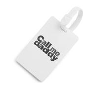 Plaid Call Me Daddy Texture Travel Luggage Tags for Suitcases Handbag Fashion Suitcase Labels