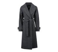 Plaid-Check Pattern Belted Trench Coat - female - P.A.R.O.S.H. - Belted Coats - Black - S - Coats S