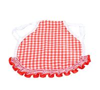 Plaid Chicken Vest Elastic Band Chicken Back Wing Protection for Hen Jacket Chicken Apron (Red Plaid)